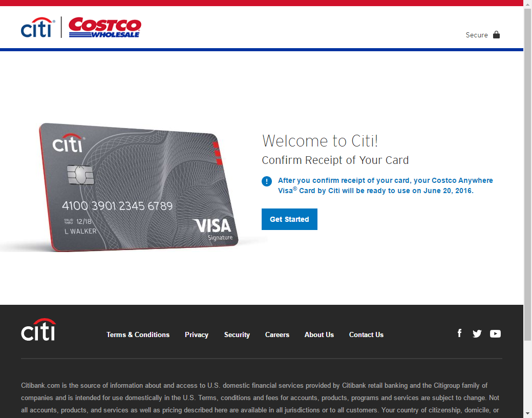 Costco Anywhere Visa Card By Citi 4 On Gas 3 On Restaurants And 